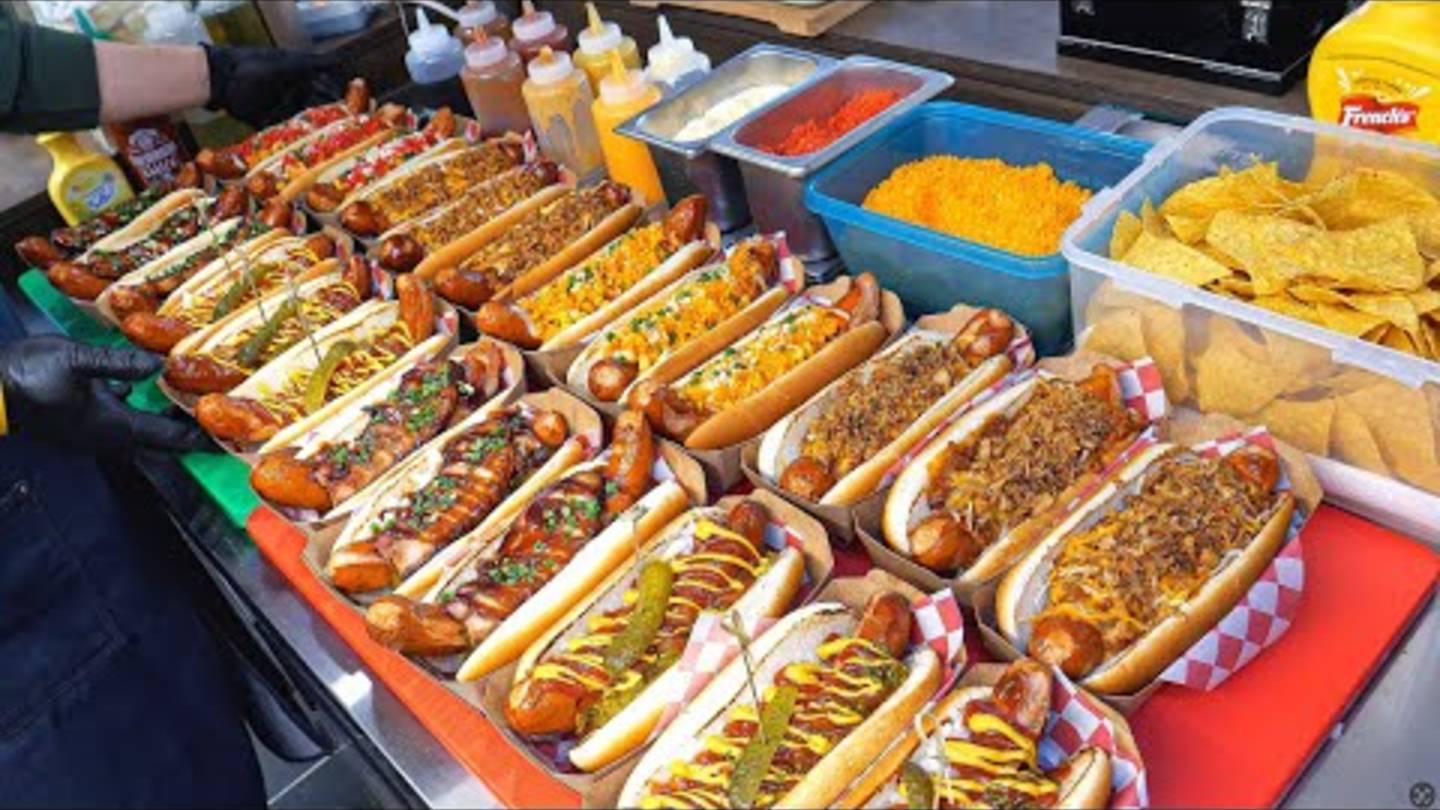 Американские хот-доги 🌭 в Корее смотреть онлайн