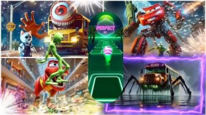 8 Монстров, выполняющих задание - Вращающееся колесо 72