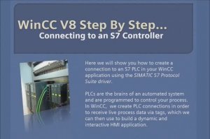 WinCC v8.0 Step By Step 3 Add S7 PLC Connection Learn SCADA Programming #winccguru