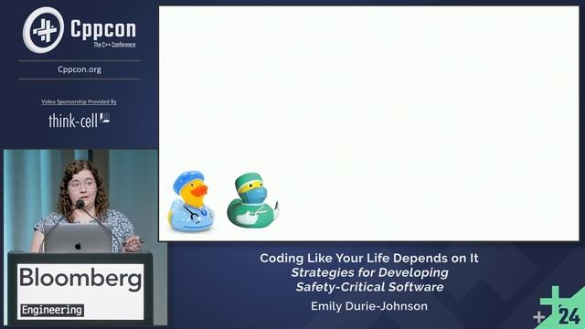 Lightning Talk: Strategies for Developing Safety-Critical Software in C++ - Emily Durie-Johnson смотреть онлайн