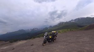 Строящаяся дорога от Архыза до Красной Поляны.