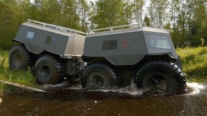 Вездеход Тайфун 8x8: новый уровень проходимости и комфорта