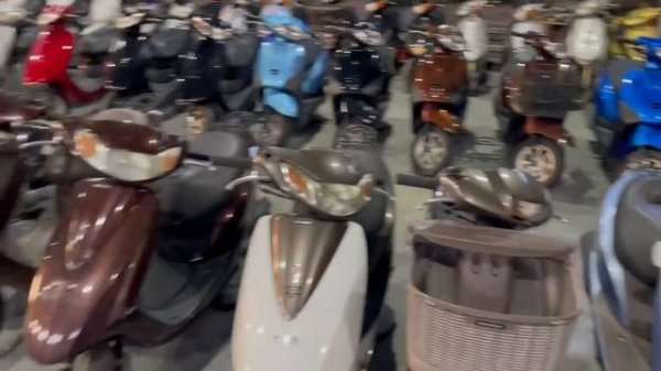 Мопеды/скутеры без пробега от JAGPART moto 09.06.25 разгружен контейнер из Японии