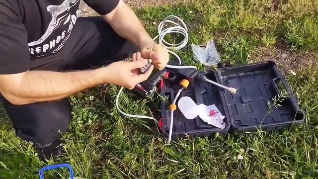 Беспроводная, аккумуляторная автомойка. смотреть онлайн