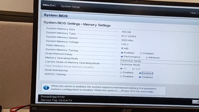 Dell проверка после установки оперативной памяти