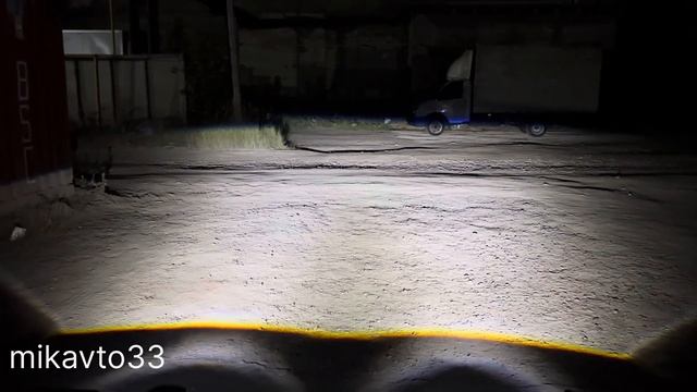LED фара Tank с линзами и дхо Ниву УАЗ Буханка