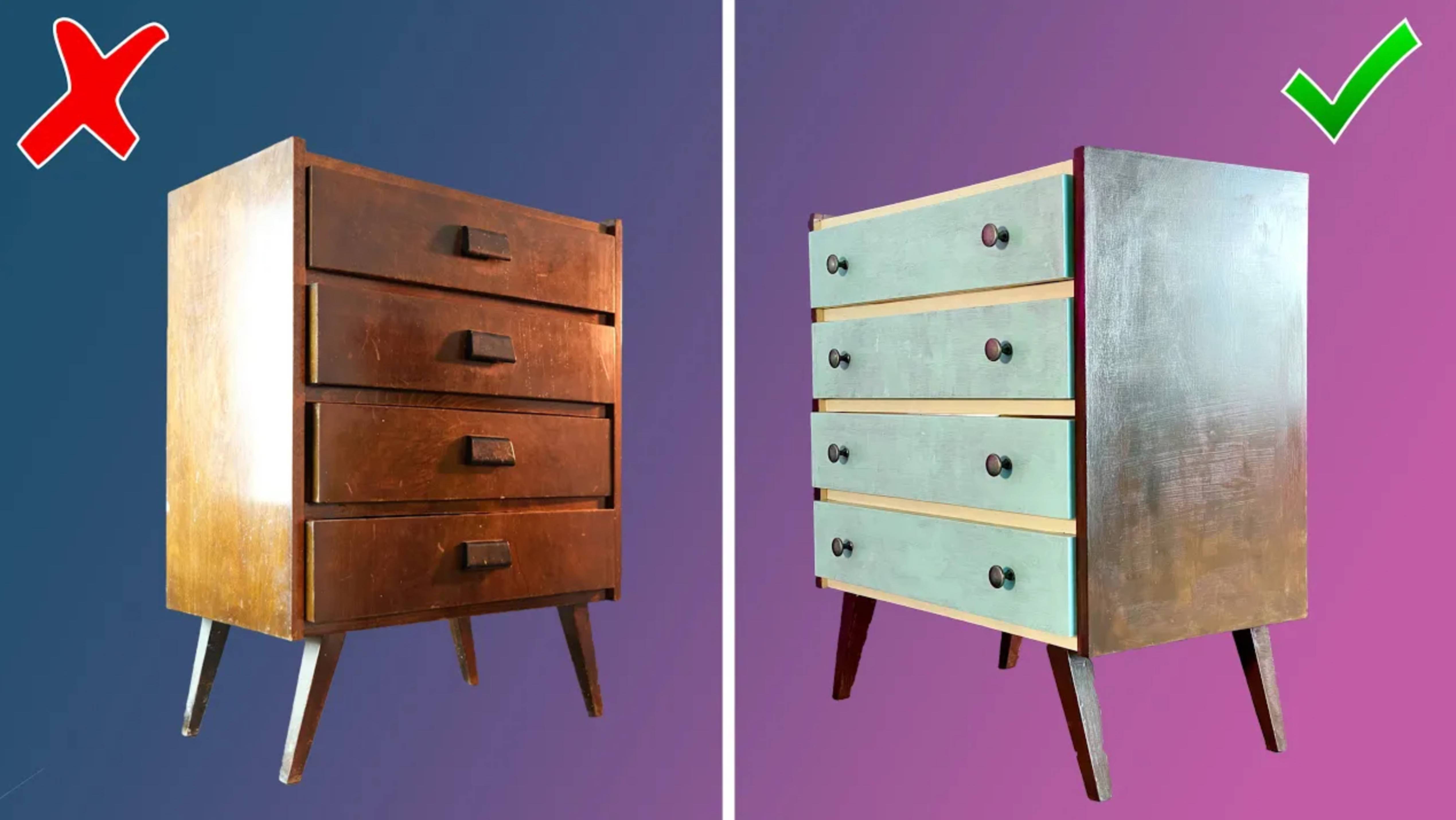 Обновляем советскую тумбочку и декорируем ее мозаикой из витражного стекла! смотреть онлайн