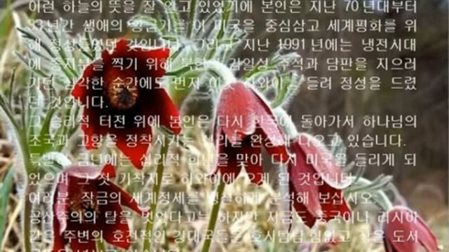 평화신경(平和神經) - 13. 하나님의 뜻으로 본 환태평양시대의 사관 1 (True Parents)