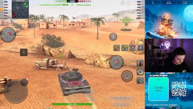 Обкат бурого Об.140 в Tanks Blitz смотреть онлайн