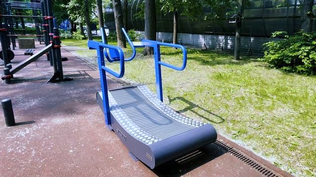 Уличный тренажер беговая дорожка STECTER Street Line (инерционная)