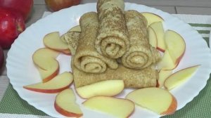 Ажурные блины на молоке с творогом !