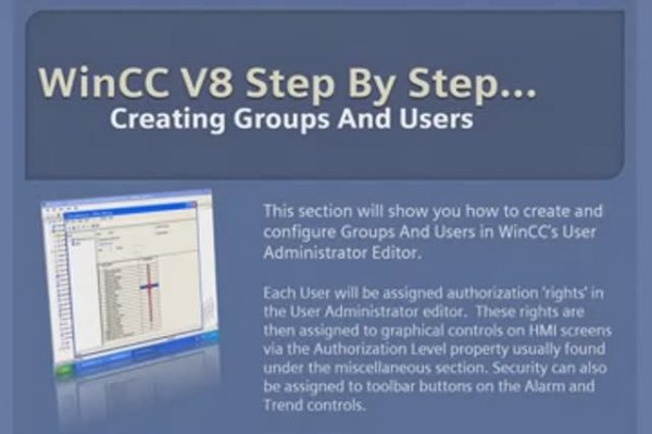 WinCC v8.0 Step By Step 23 Create Users And Groups In User Administrator #winccguru