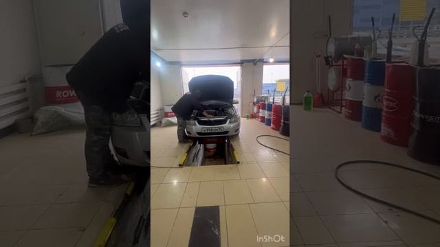 Замена масла залил Rowe 10w40