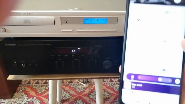 Yamaha R-N303 Видео работы к моему объявлению на сайте Авито