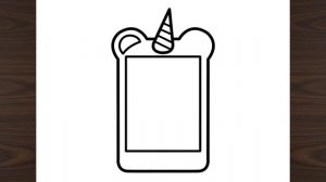 КАК НАРИСОВАТЬ МОБИЛЬНЫЙ ТЕЛЕФОН ПАНДУ ЕДИНОРОГА КАВАЙИ