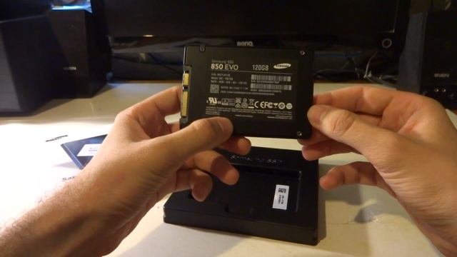 Samsung SSD 850 Evo:распаковка