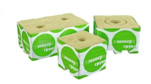 Кубики агроваты (она же минеральная вата для растений)