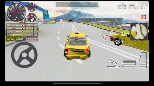 Симулятор такси 3d. Доломал тачку