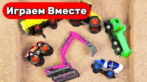 Машинки мультики ! Строим железную дорогу ! Игрушки мультики детям ! Мультики машинки для детей
