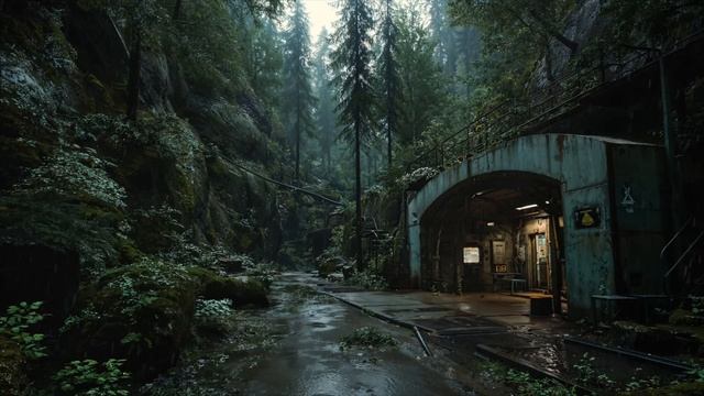 Abandoned SCP Base ｜ Dark Ambient Rain Music смотреть онлайн