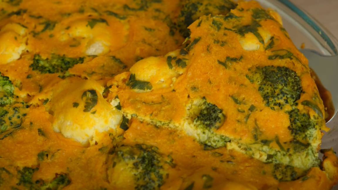 Брокколи и цветная капуста, запеченные с тофу смотреть онлайн