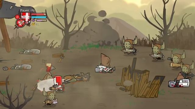 |Прохождение Castle Crashers|#1|Красный Рыцарь|Базированное н? смотреть онлайн