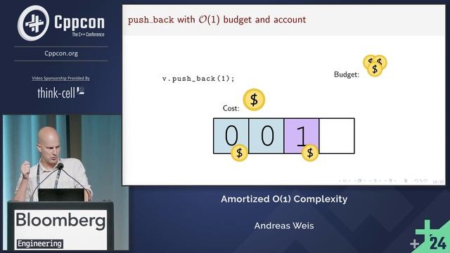 Lightning Talk: Amortized O(1) Complexity in C++ - Andreas Weis - CppCon 2024 смотреть онлайн