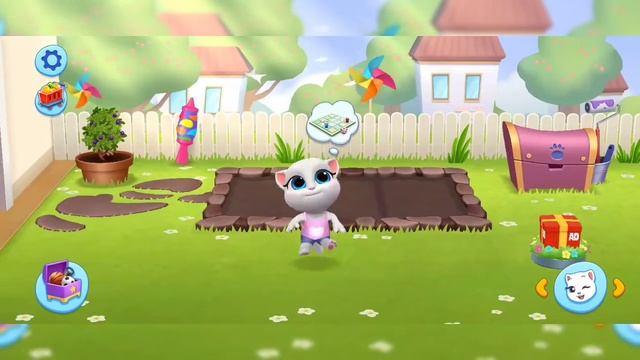 Кот Том.Играем вместе. Анжела и Том.Мультики про кота Тома