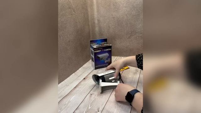 Муляж камери відеоспостереження з підсвіткою, на бата