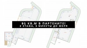Апартамент у моря в Крыму ниже рынка! 2 этажа, первая линия, Партенит — лучшее вложение 2025