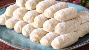 ОРЕХОВЫЕ ТРУБОЧКИ за 10 минут! Нежные, как МОРОЖЕНОЕ! Простой рецепт печенья к чаю!