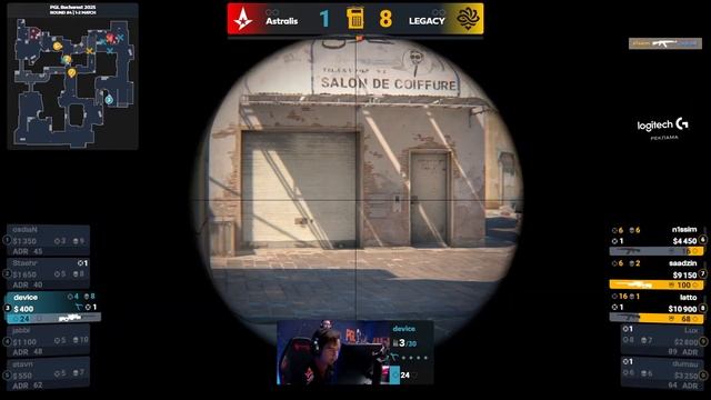 Astralis проти Legacy | Карта 1 | PGL Bucharest 2025
