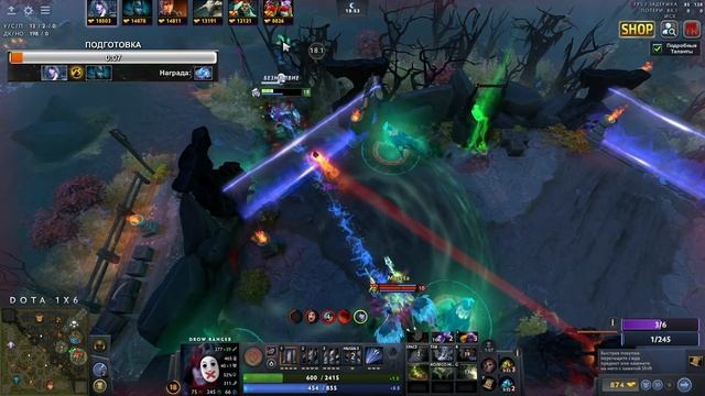 СТРЕЛА НАЙДЕТ СВОЮ ЦЕЛЬ в DOTA 1x6 (DROW RANGER)