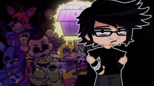 GACHA Life Fnaf 9's reaction to FNF "OURPLE GUY" (GYHER)