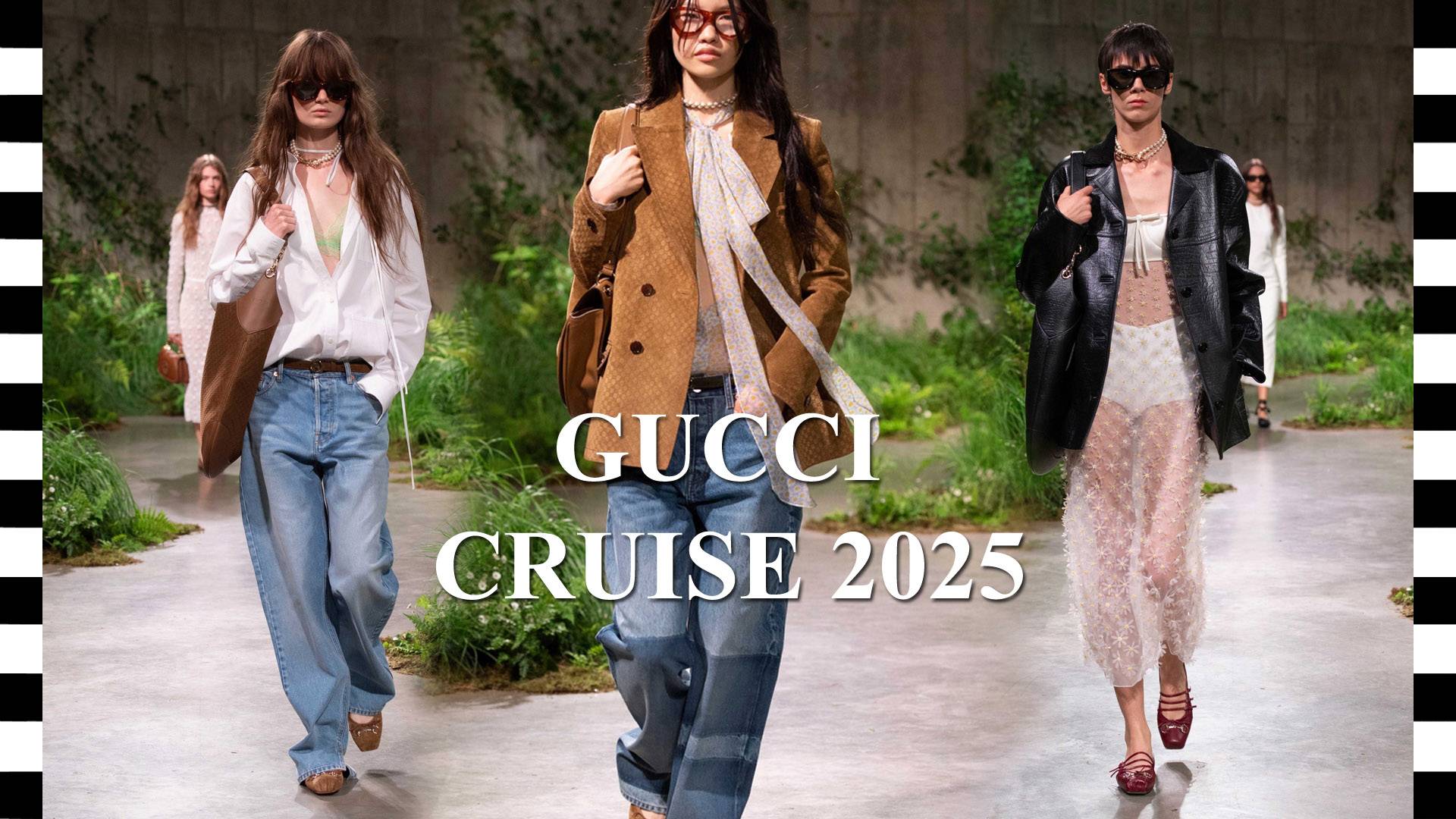 ✔️ GUCCI (Гуччи) - коллекция Cruise 2025 в Лондоне, видео с фото смотреть онлайн