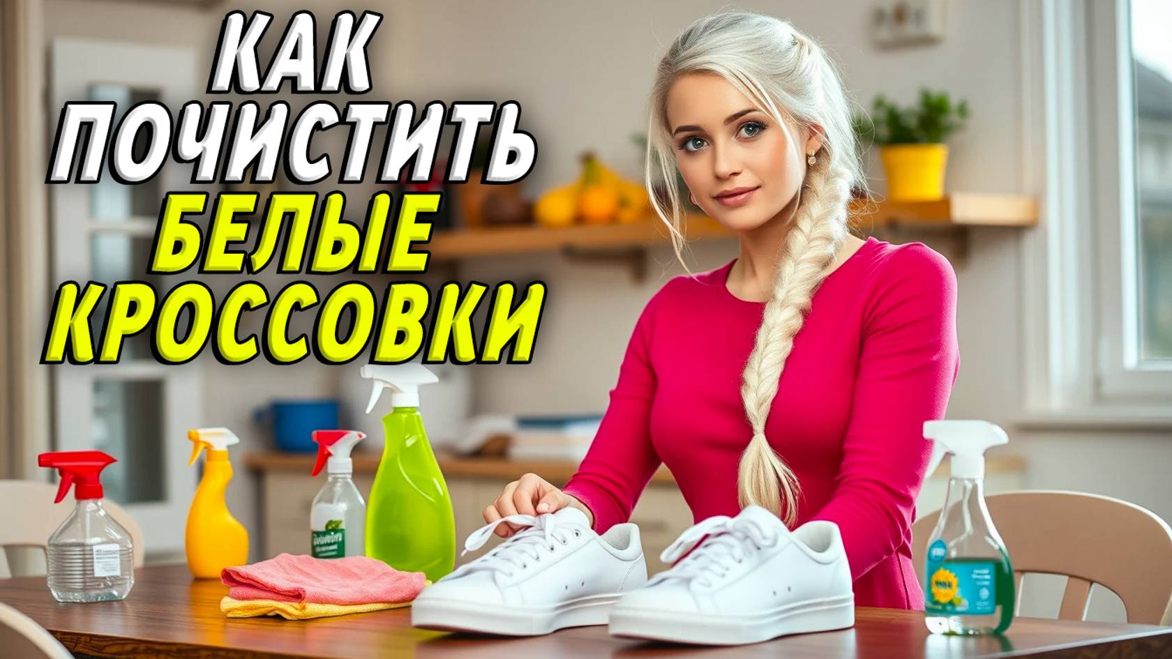 Как почистить белые кроссовки