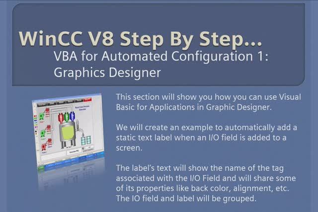 WinCC v8.0 Step By Step 25 VBA in Graphics Designer #winccguru смотреть онлайн