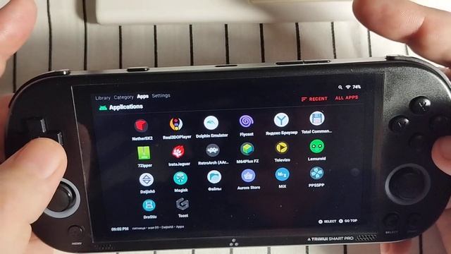 Эмуляторы PS2, GC, DC в GammaOS Core Beta 3 (Android 13) на TRIMUI Smart Pro