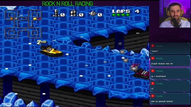 РЕТРОСТРИМ В ROCK N ROLL RACING на SNES\СТРИМ#5. смотреть онлайн
