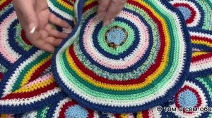 Вяжем крючком Коврик как база ♻️