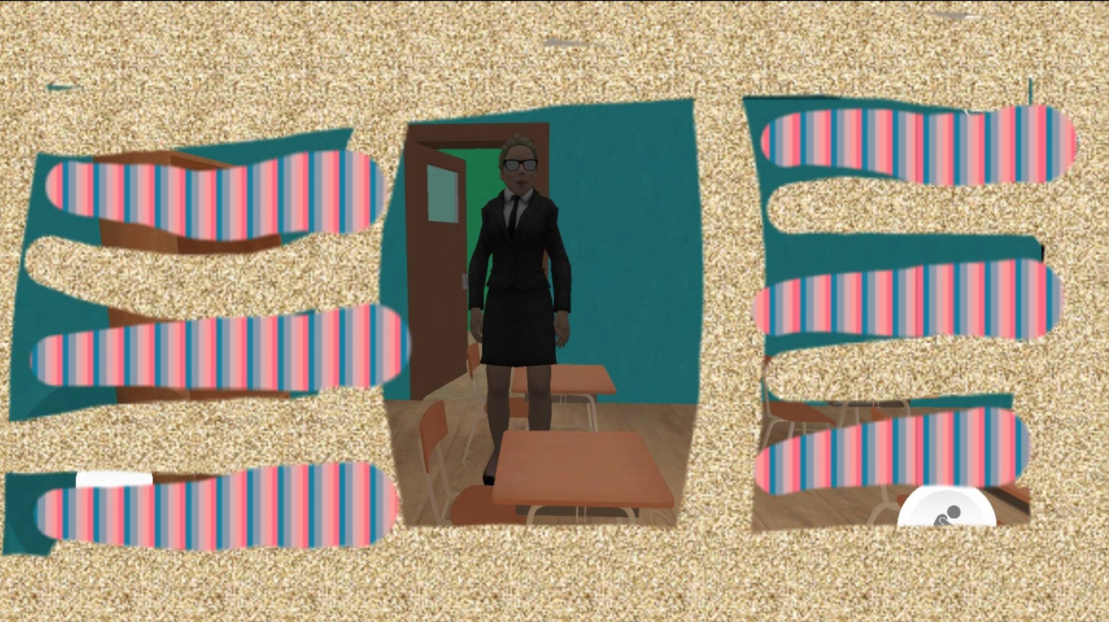 я убегаю от училки и было ооочень сложно