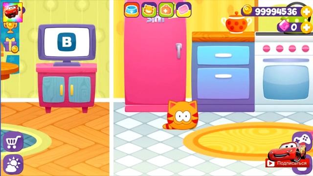 МяуСим #2 - КОТЕНОК МЯУСИМ - веселая развлекательная му? смотреть онлайн