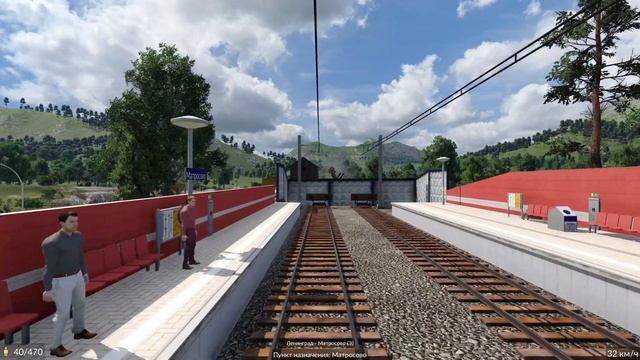 Transport Fever 2 - Сибирия. Поездка на электропоезде по маршр?