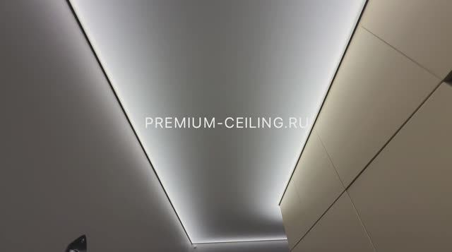 Натяжной потолок с засветом смотреть онлайн