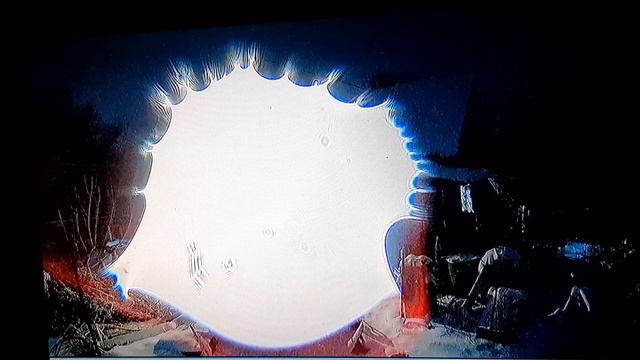 Во дворе дома. Снято на камеру.