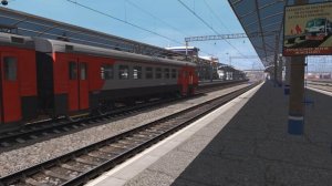 Trainz 2022: Движение поездов на вокзале Челябинск