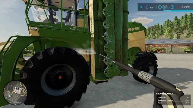 Косим сено, тюкуем в Farming Simulator 22, fs22,фс22, прохождение смотреть онлайн