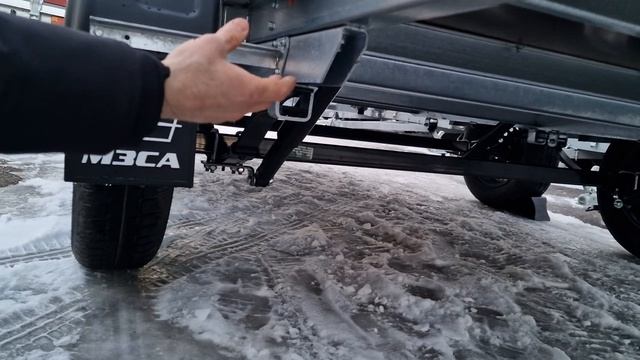 Легковой двухосный прицеп МЗСА 817732.022 3,5x1,5 метра. Инструкция. Видео обзор ТРЕЙЛИ. treily.ru смотреть онлайн