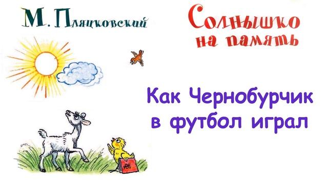 М. Пляцковский - Сказка "Как Чернобурчик в футбол играл" - Из книги "Солнышко на память" - Слушать смотреть онлайн
