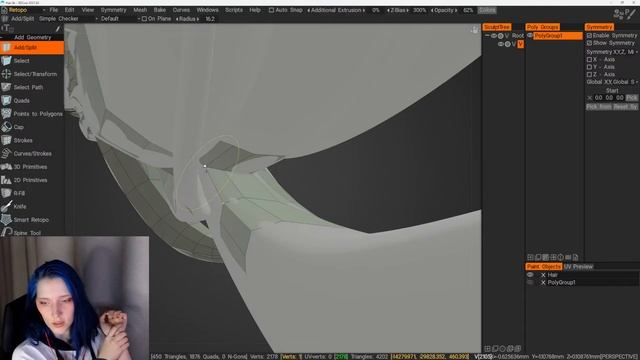 Ретопология волос | Stylized Girl #41 (3DCoat) смотреть онлайн